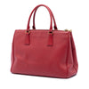 Prada Medium Saffiano Lux Galleria Double Zip Satchel Secondhand