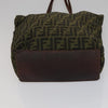 Secondhand Fendi Zucca Brown Canvas Bag