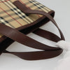 Secondhand Burberry Nova Check Beige Canvas Bag