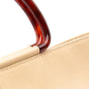 Chanel Grained Calfskin Tortoise Top Handle Tote Secondhand