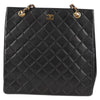 Secondhand Chanel Shopping Black Leather Bag