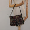 Secondhand Fendi Baguette Brown Nylon Bag