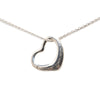 Secondhand Tiffany Sterling Silver Elsa Peretti Open Heart Pendant Necklace