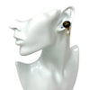 Chanel CC Gold Plated Resin and Faux Pearl Drop Clip On Earrings Secondhand