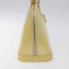 Secondhand Louis Vuitton Alma Yellow Patent Leather Bag