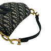 Dior Mini Oblique Canvas Saddle Bag Secondhand