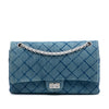 Secondhand Chanel Quilted Denim Reissue 2.55 Double Flap 226