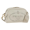 Secondhand Prada Camera White Leather Bag