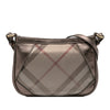 Burberry Supernova Check Canvas and Metallic Leather Crossbody Secondhand