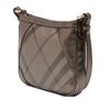 Burberry Supernova Check Canvas and Metallic Leather Crossbody Secondhand
