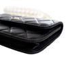 Chanel Quilted Lambskin Maxi Pearls Clutch With Chain Secondhand