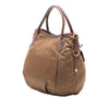 Secondhand Prada Vitello Daino Trimmed Tessuto Satchel