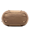 Secondhand Prada Vitello Daino Trimmed Tessuto Satchel