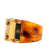 Secondhand Louis Vuitton Gold Plated and Resin LockMe Ring