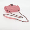 Secondhand Chanel Single flap Pink Leather Bag
