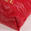 Secondhand Chanel 22 Red Leather Bag