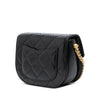 Secondhand Chanel CC Quilted Calfskin Round Moon Messenger Flap