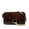 Chloé Mini Calfskin and Suede Faye Crossbody Secondhand