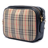 Burberry 1983 Knight Check Canvas and Calfskin Link Camera Bag Secondhand