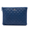 Chanel Medium Quilted Lambskin O Case Clutch Secondhand