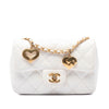 Chanel Mini Rectangular Quilted Lambskin Heart Charms Flap Secondhand