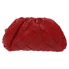 Secondhand Bottega Veneta Red Leather Bag