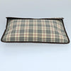 Secondhand Burberry Nova Check Beige Canvas Bag
