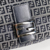 Secondhand Fendi Mamma Baguette Navy Canvas Bag
