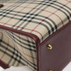 Secondhand Burberry Nova Check Beige Canvas Bag