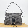 Secondhand Fendi Mamma Baguette Navy Canvas Bag