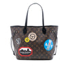 Louis Vuitton Limited Edition Monogram World Tour Neverfull MM Secondhand