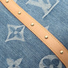 Louis Vuitton Monogram Denim Studded Keepall Bandouliere 45 Secondhand
