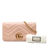Gucci Mini GG Marmont Matelasse Calfskin Wallet On Chain Secondhand