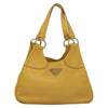 Secondhand Prada Vitello Yellow Leather Bag