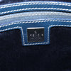 Secondhand Fendi Mamma Baguette Navy Canvas Bag