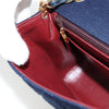 Secondhand Chanel Flap bag Navy Cotton