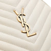 Saint Laurent Grain De Poudre Chevron Round Vinyle Camera Bag Secondhand