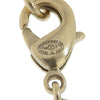 Chanel CC Gold Plated Rhinestone Pendant Necklace Secondhand