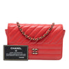 Chanel CC Diagonal Quilted Goatskin Wallet On Chain Secondhand