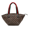 Gucci GG Canvas Web Tote Secondhand