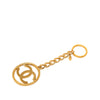 Chanel CC Gold Plated Key Chain Secondhand