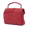 Saint Laurent Medium Chevron Sheepskin Monogram College Bag Secondhand
