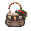 Gucci Mini Jumbo GG Canvas 1947 Bamboo Top Handle Bag Secondhand