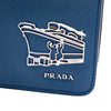Prada Saffiano Cruise Ship Voyage Clutch Secondhand