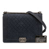 Chanel Large Iridescent Quilted Caviar Boy Flap Secondhand