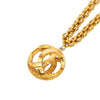 Secondhand Chanel CC Gold Plated Pendant Necklace