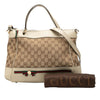 Gucci GG Canvas Web Mayfair Satchel Secondhand