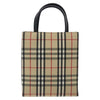 Secondhand Burberry Nova Check Beige Canvas Bag