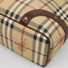 Secondhand Burberry Nova Check Beige Canvas Bag