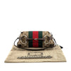 Gucci Small GG Canvas Horsebit Web Chain Satchel Secondhand